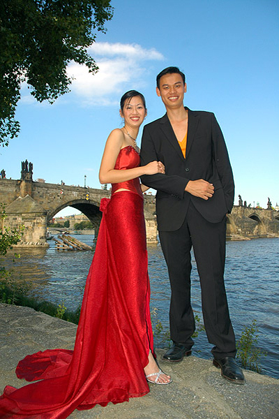 Prague wedding portraits