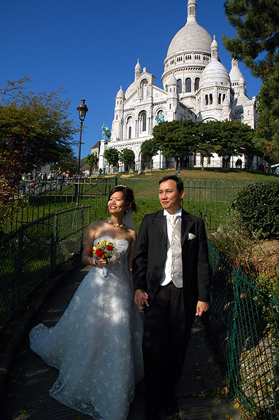 Paris wedding portraits